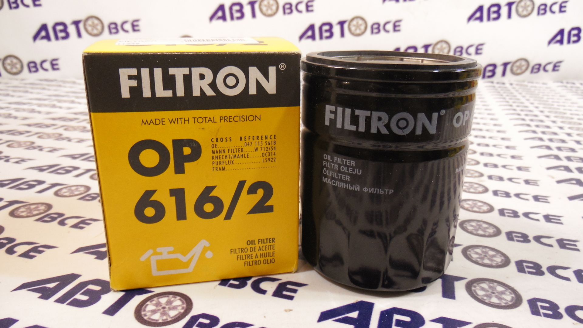 Фильтр масла OP6162 FILTRON